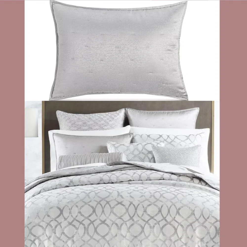 NEW $135 [ 1 Standard ] Quilted Pillow‎ Sham for Hotel Collection Helix Slate